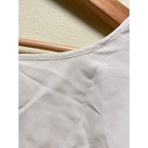 Soft Surroundings Womens Tunic Top Size 1X White Full Zip Modern Netural NWOT - Picture 3 of 10